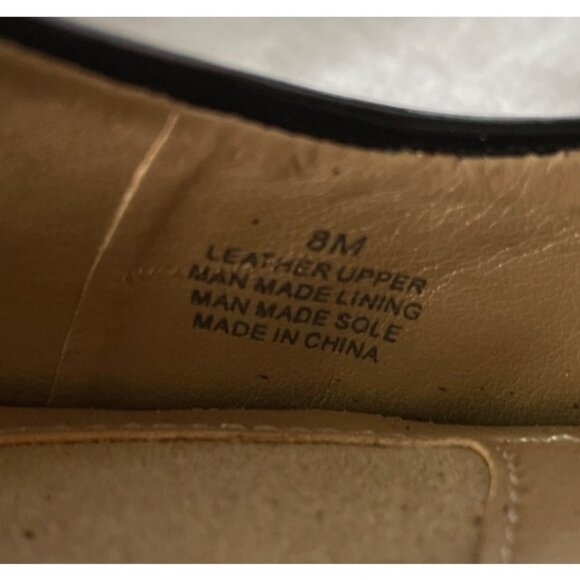 Alex Marie Black Patent Leather Peep Toe Heels 8M - Picture 5 of 8